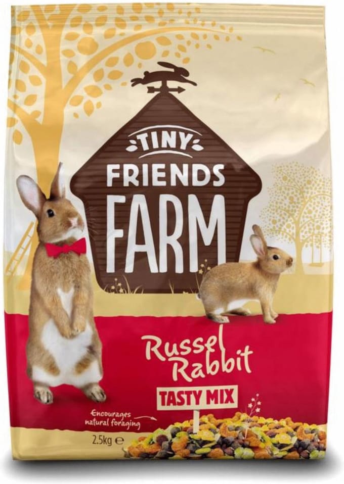 Tiny Friends Farm Russel Rabbit Tasty Mix - Konijnenvoer - 2.5 kg