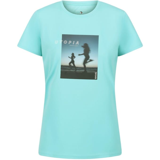 Regatta Dames/Dames T-shirt Geweldige Buitenlucht (Amazoniet)