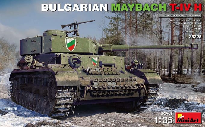 MiniArt Modelbouwpakket Militaire voertuigen - 35328 Bulgarian Maybach T-IV H Tank Plastic - 1:35 - Modelbouw