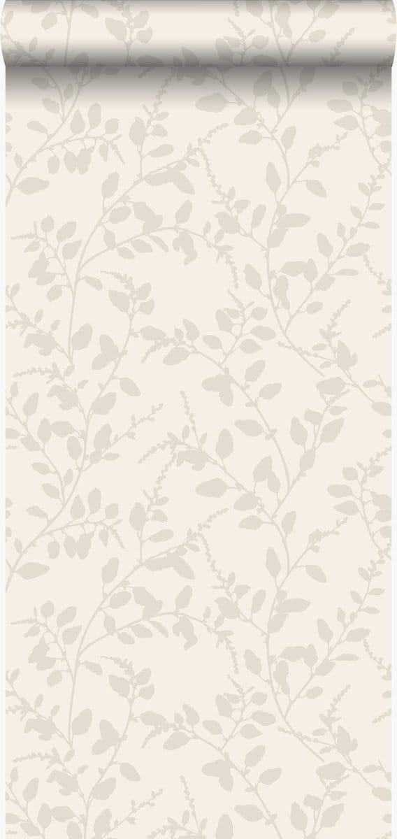 Origin Wallcoverings behang bladeren beige - 53 cm x 10.05 m - 345929