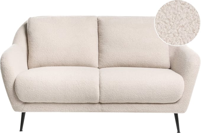 EIBY - Tweezitsbank - Beige - Bouclé