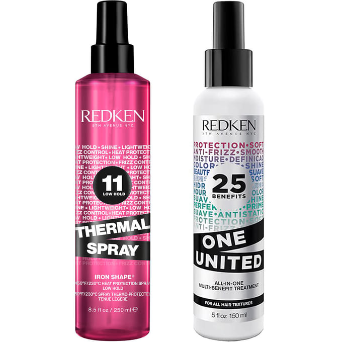 Redken Extreme Shampoo and Conditioner For Damaged Hair with Thermal Spray Heat Protector