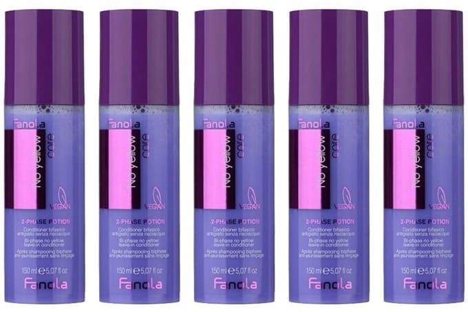 5x Fanola No Yellow Care 2-Phase Potion 150ml