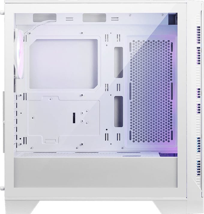 Msi Mag Forge 320R Witte Airflow Atx Midi-Behuizing Met Venster, Zonder Voedingsunit