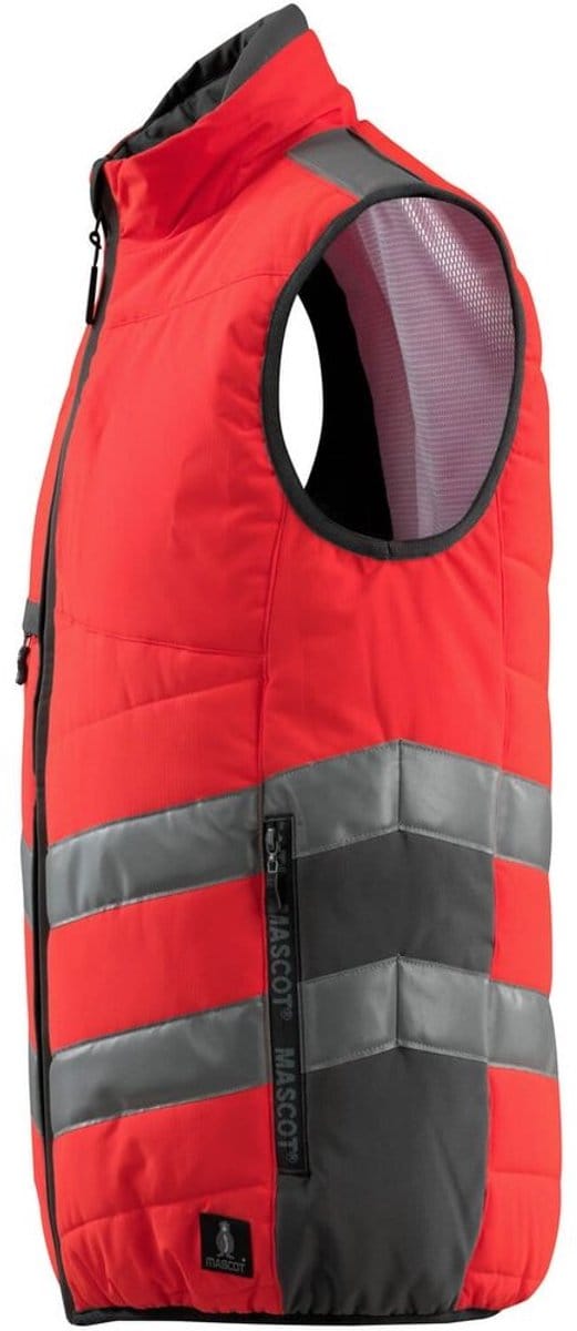 Mascot Safe Supreme Wintervest 15565-249 - hi-vis rood/donkerantraciet - M