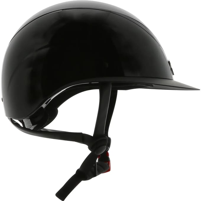 Equi-Theme Veiligheidscap Wings met mips Glanzend Zwart - 55-57