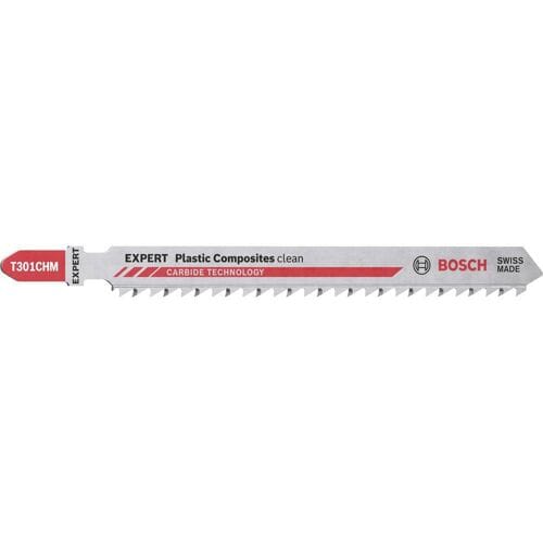 Bosch Accessories 2608900566 Expert Plastic Composites Clean T 301 CHM decoupeerzaagblad, 3 stuks 3 stuk(s)