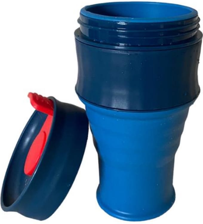 Opvouwbare siliconen koffiebeker - Coffee to go mok - 350 ml