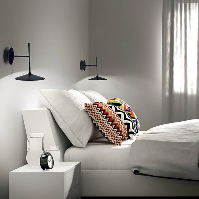 Linea Light LED wandlamp Poe plus, zwart