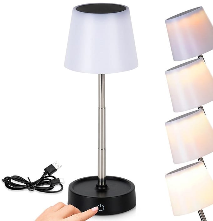 Ambiance - Tafellamp - LED - Dimbaar - Wit