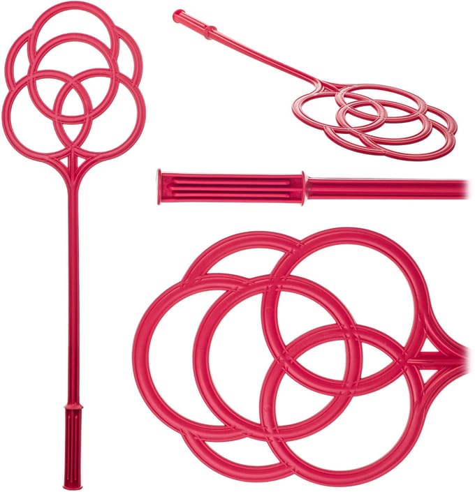 Caussin Tapijtklopper 70,5 x 21 cm Rood