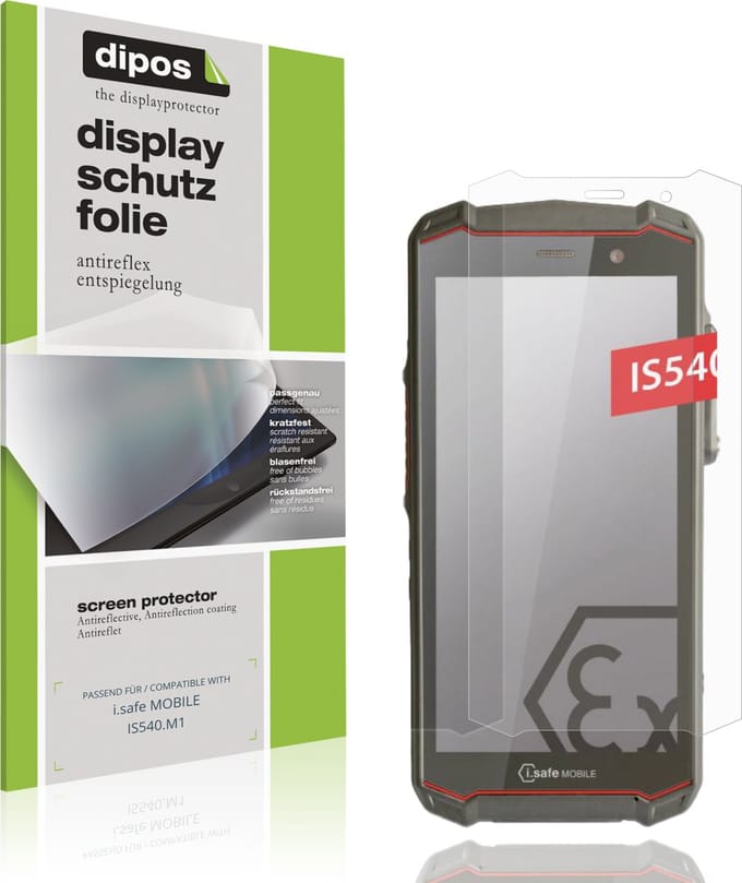 dipos – 4x Matte Beschermfolie geschikt voor i.safe MOBILE IS540.M1 | Krasbestendige & antireflecterende Screenprotector Ultra-Thin
