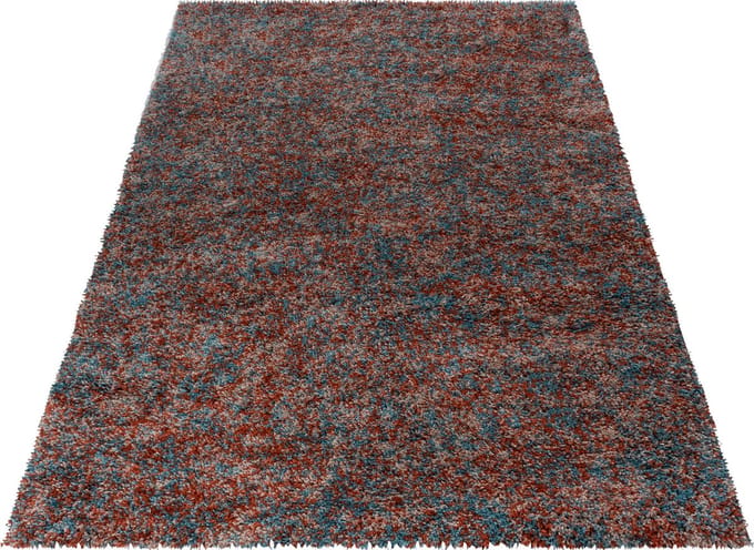 Muratap Rainbow soft shaggy hoogpolig vloerkleed terra- 60x110 cm