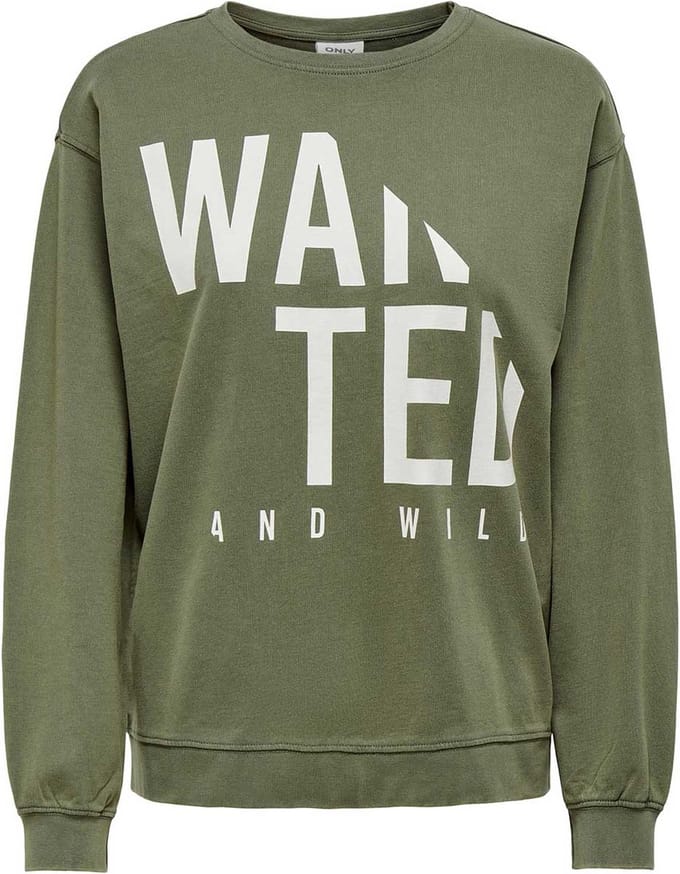 Only sweater jongens - groen - KOBluca - maat 116
