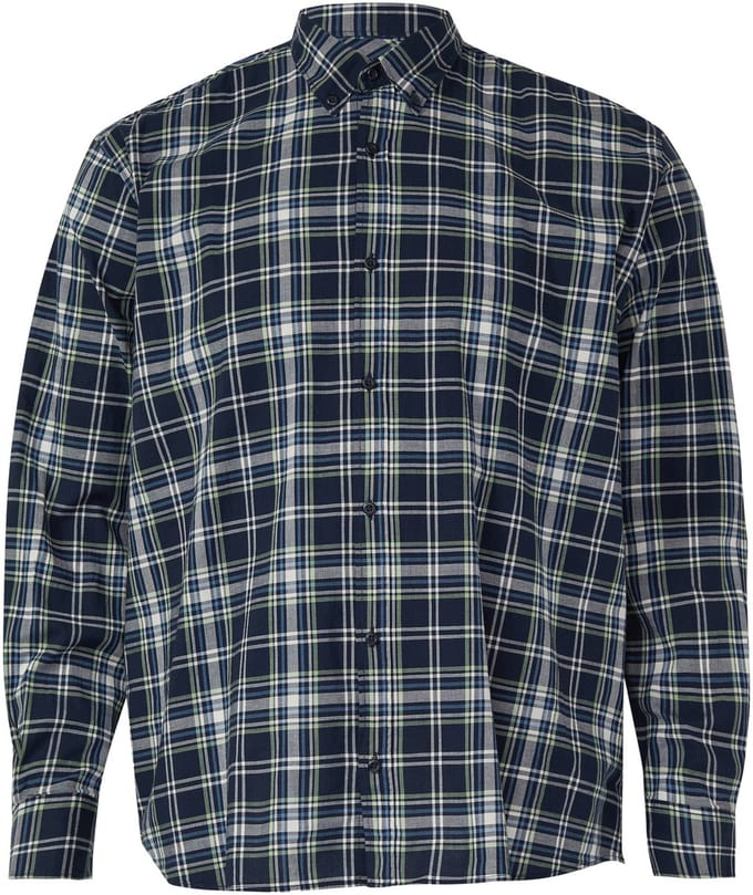 s.Oliver - male - Regular fit: geruit katoenen overhemd met button-down kraag
