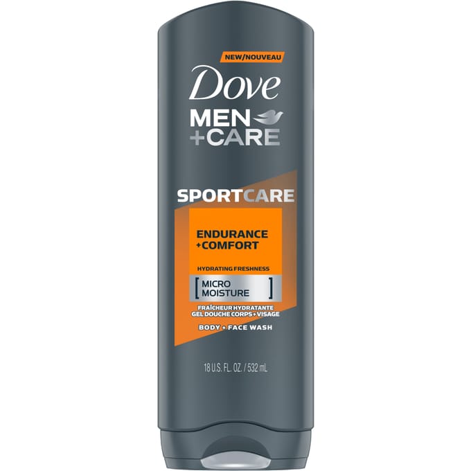 Dove Men+Care Bodycare SportCare 3-in-1 Douchegel voor Mannen - Frisse Reiniging en Verzorging - 250 ml