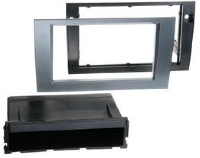 2-DIN Paneel geschikt voor Audi A4 (B6 / B7) (8E) -Seat Exeo (3R) Kleur: Antraciet