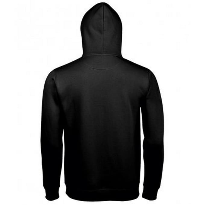 SOLS Unisex Volwassenen Spencer Hooded Sweatshirt (Zwart)