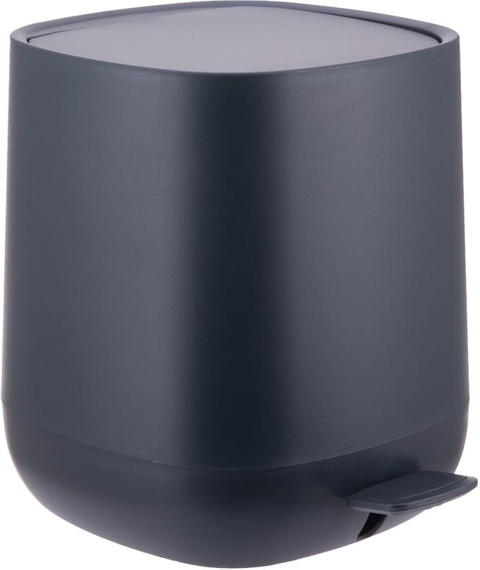 Prullenbak - 5 l - badkamer - softclose - donkergrijs