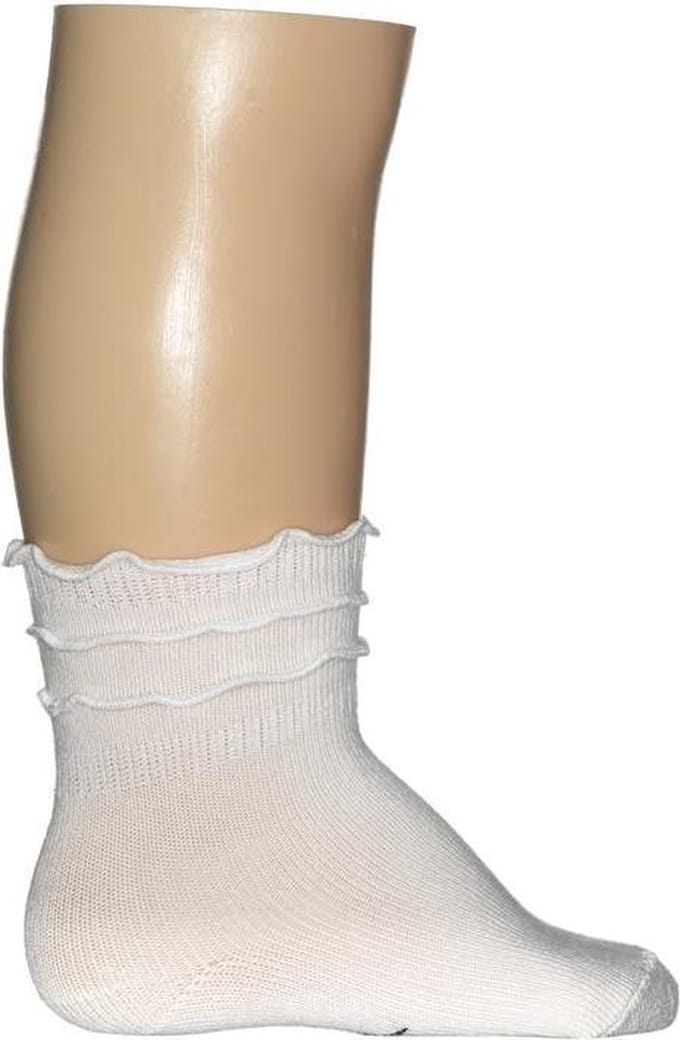 Bonnie Doon Frou-Frou Sokjes 4/8 mnd off white