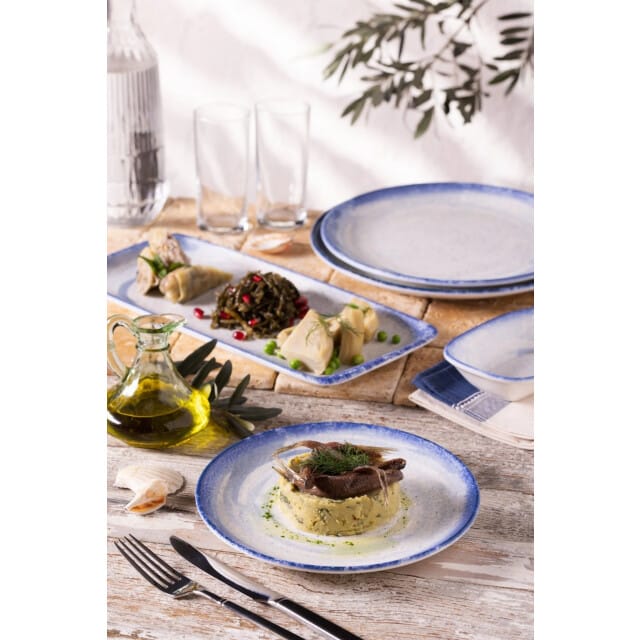 Bonna Dessertbord - Harena - Porselein - 21 cm - set van 6