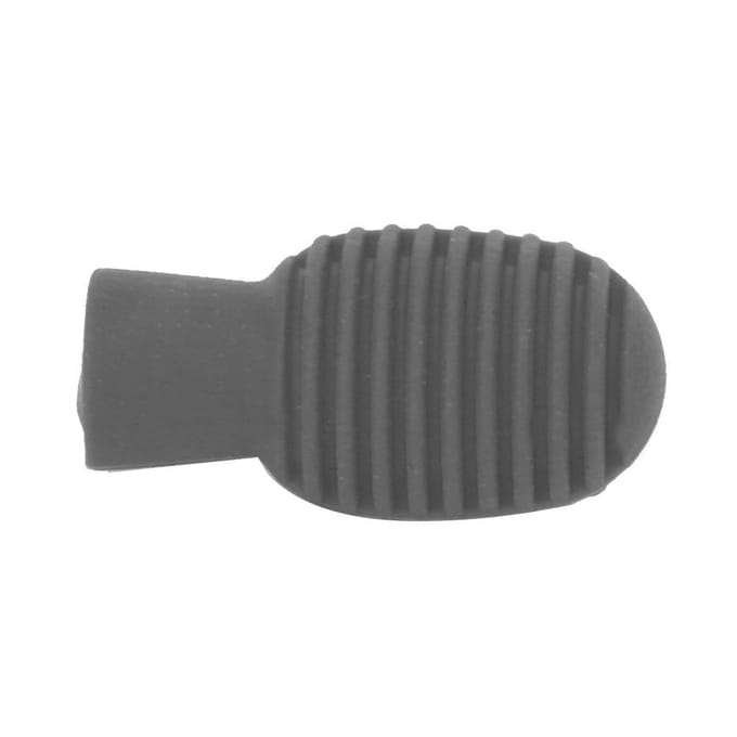4 Stuks Drumstok Oefentip Draagbare Siliconen Stille Drumstok voor Beginnende Oefening gray