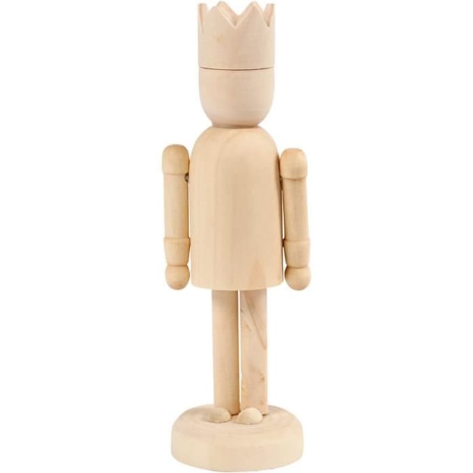 Creativ Company Wooden Figure with Crown 13cm