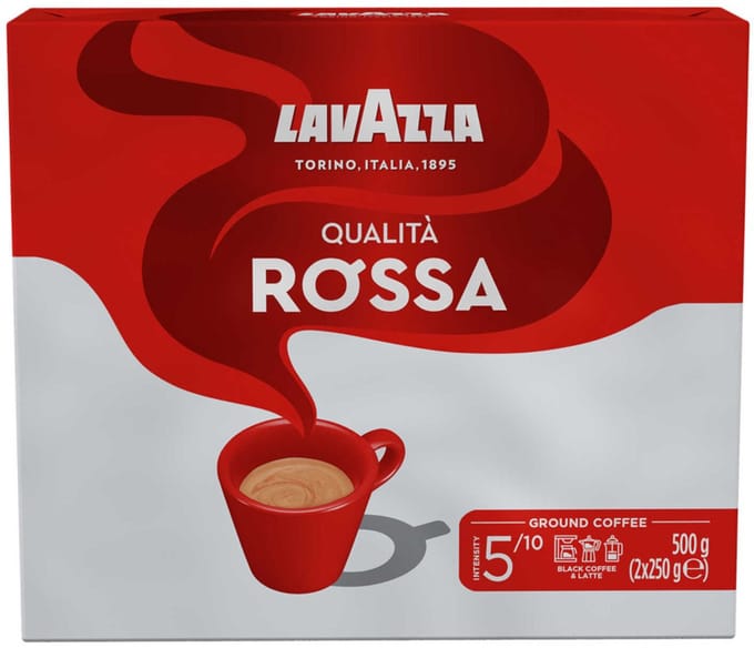 Lavazza Qualita Rossa - Gemalen Koffie - 2x250g