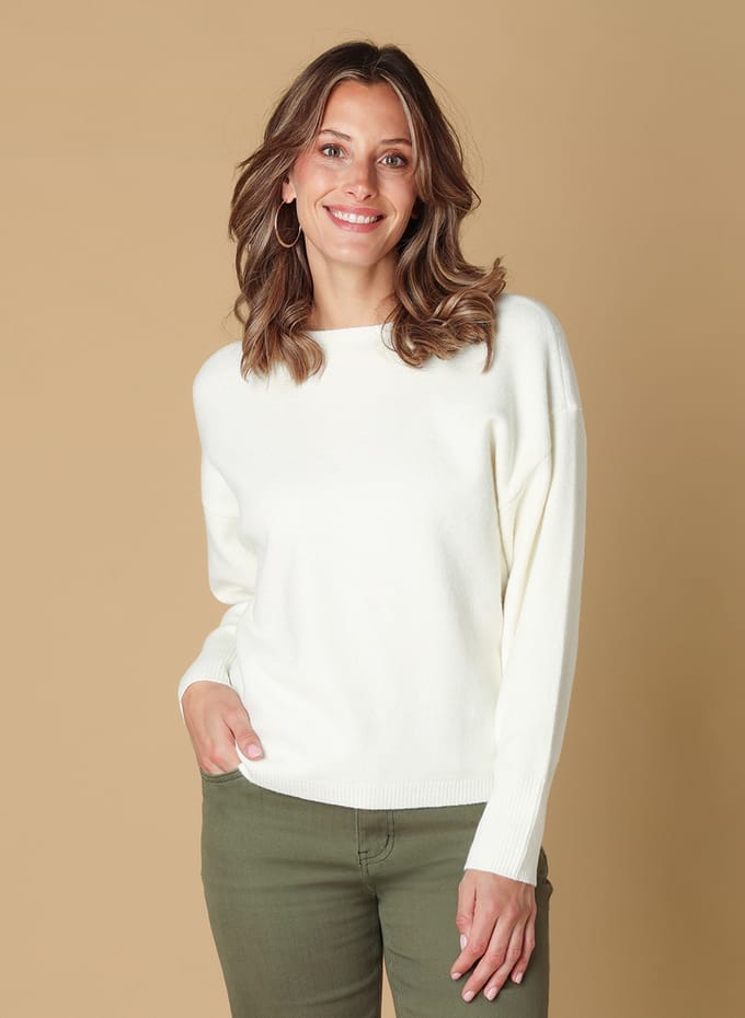 IVY BEAU Sophie Tops - Off White - maat 36