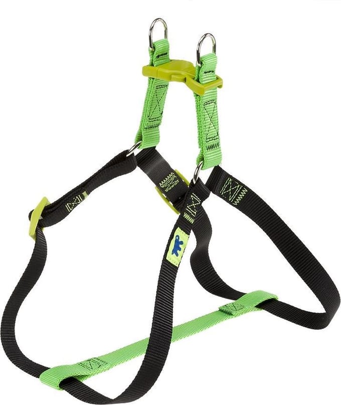 hondentuigje Easy 50 tot 78 cm nylon zwart/groen