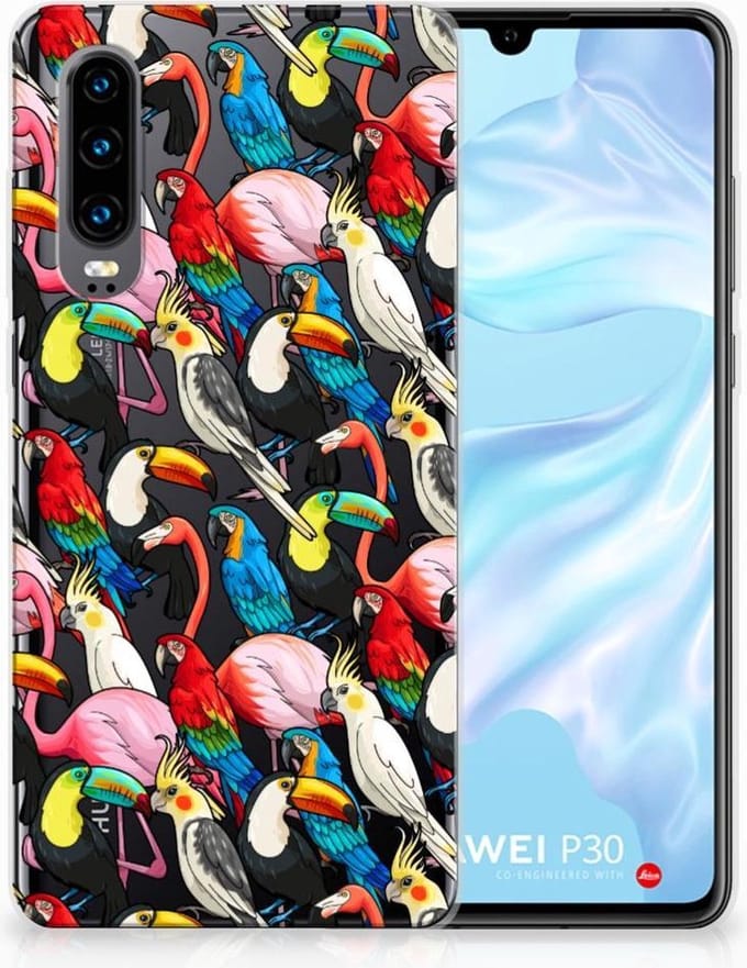 Huawei P30 TPU Hoesje Birds