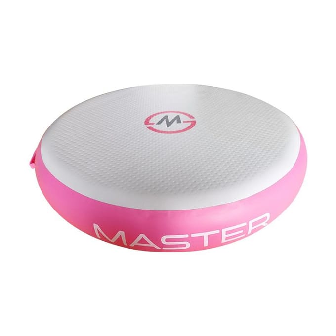 Airspot Master Cirkelvormige Gymnastiekmat, 100 X 20 Cm, Roze En Grijs