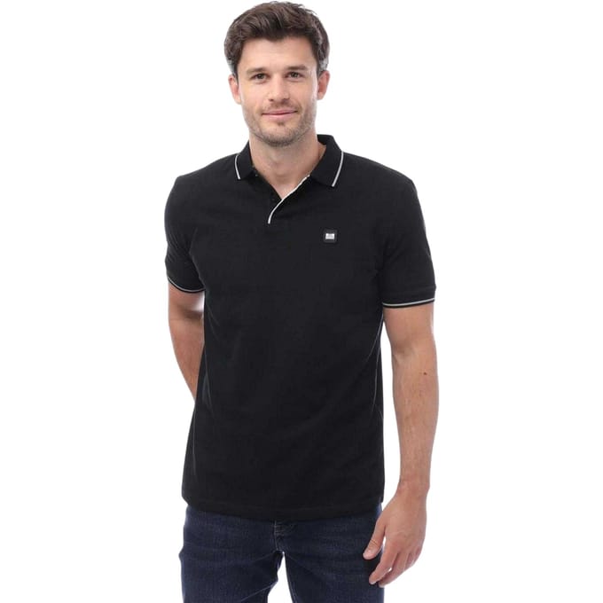 Weekend Offender Heren Spello Polo Shirt (Zwart)