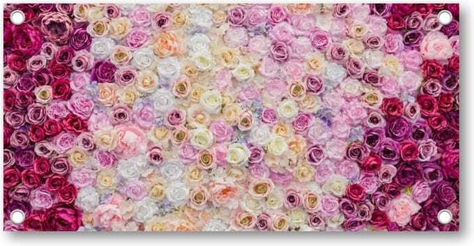 Rozenmix - Tuinposter 200x100 - Wanddecoratie - Bloemen