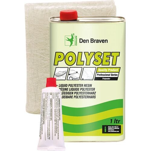 Den Braven Zwaluw Polyset 1 ltr Kristalhelder