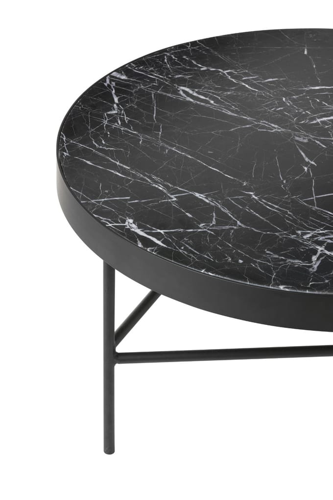 Ferm Living - Marble tafel - zwart - L