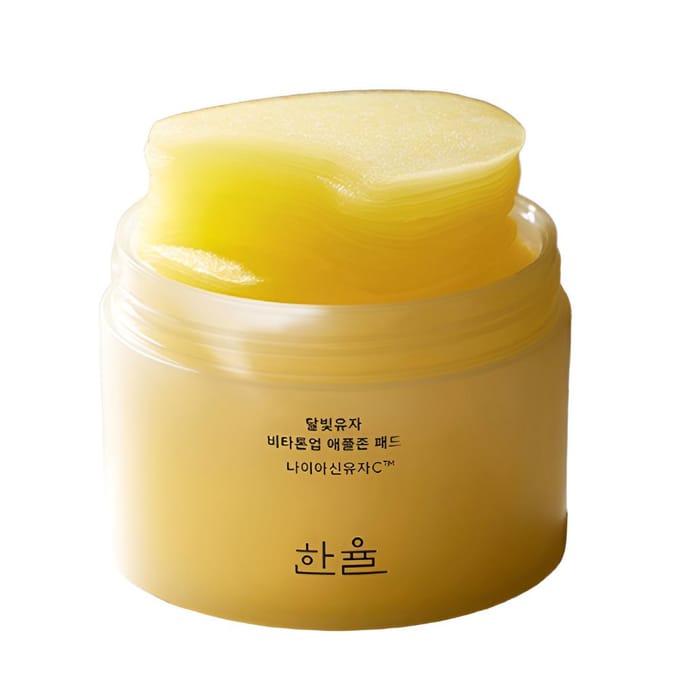 Hanyul Dalbit Yuja Vita Tonifiant Pomme Zone Pad 105ml (60 tampons) beige