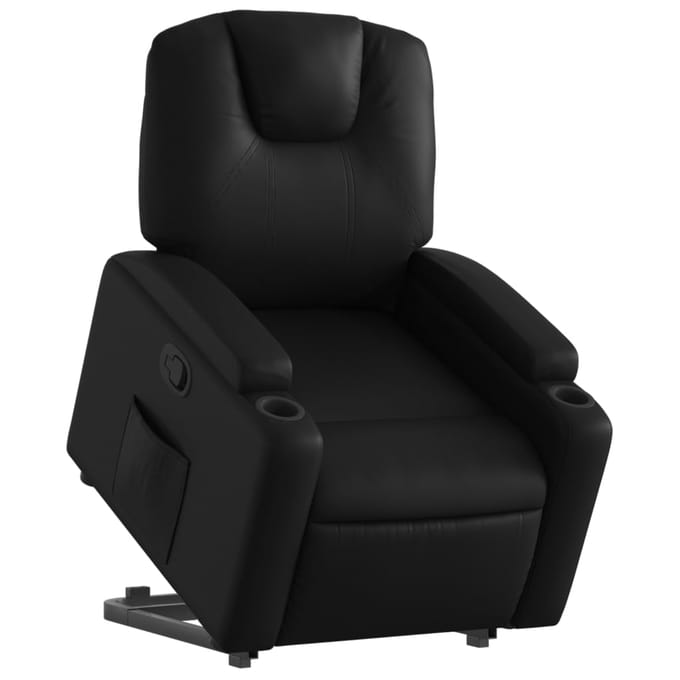 Vidaxl Verstelbare Fauteuil, Zwart, Bekleed met Kunstleer