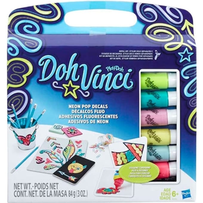 Play-Doh Doh Vinci Pop Decals navulset