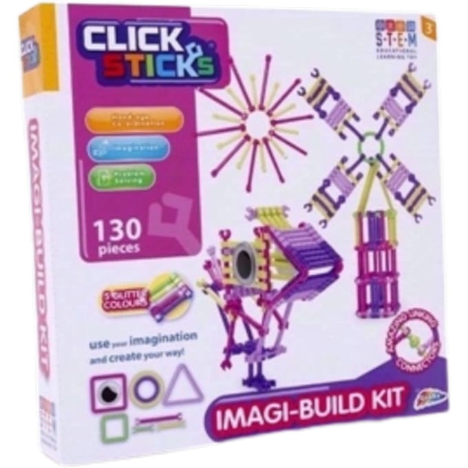 Click Sticks Imagi-Build Construction Kit – 130 st