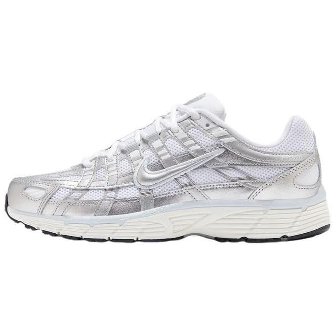 Nike P 6000 Wit Blue Tint Sail Metallic Zilver Dames Sneakers BV1021-106 35.5 gray