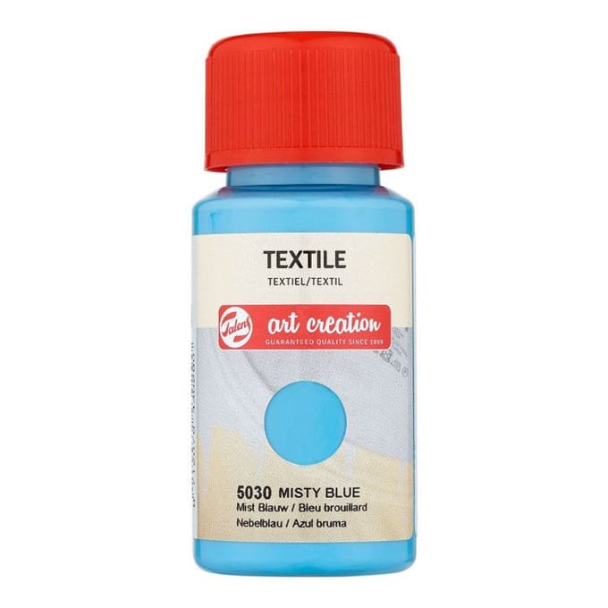 Peinture pour textile - bleu brouillard - Talens Art Creation - 50ml bleu