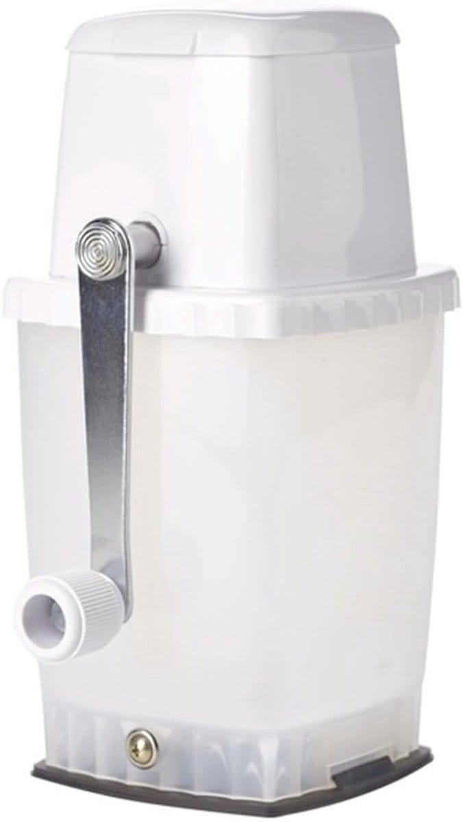 QIN® Ijscrusher - Ice Crusher - Ijscrushers - Wit - 19cm x 12cm x 27cm