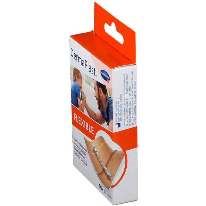 Hartmann Dermaplast Flexibel 6x10 cm 5352430 10 Pleister