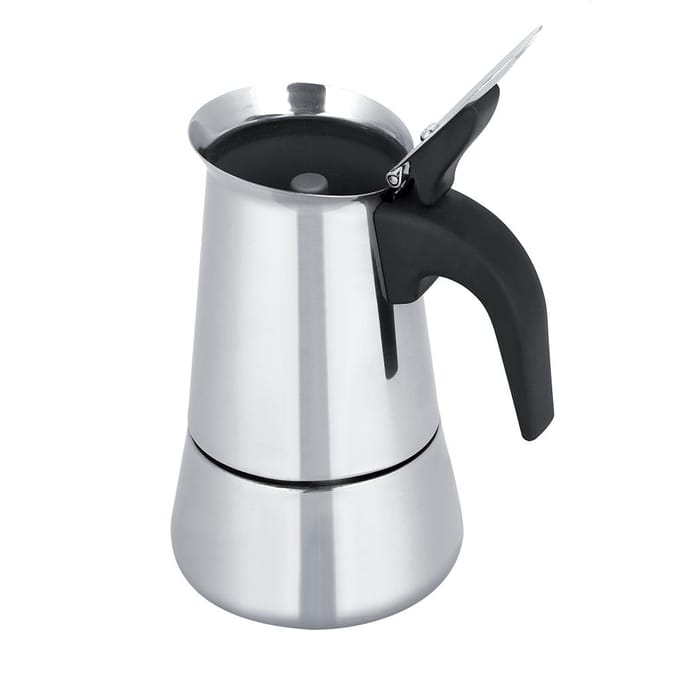 Cafetière Moka Espresso en Acier Inoxydable Portable (300ml) gray