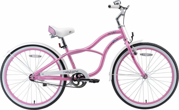 Bikestar kinderfiets Cruiser 24 inch roze