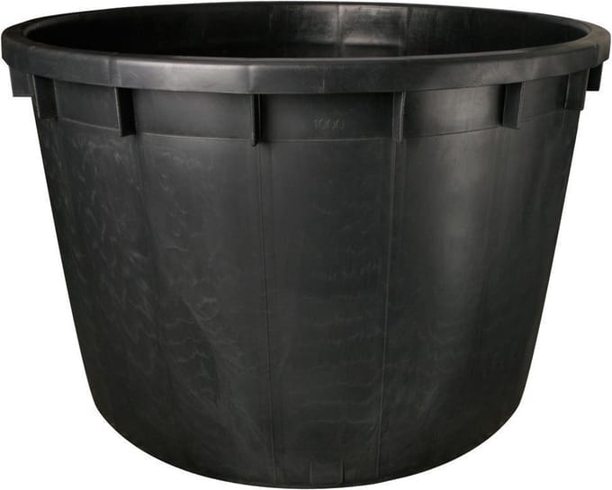 1000 liter Kuip Zwart - Vijver - Boomcontainer