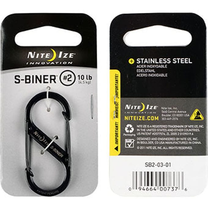 NITE Ize NI-SB2-03-01 Karabijn S-Biner Gr. 2 50 mm x 22 mm 1 stuk(s)