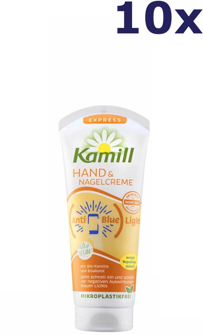 10x Kamill Hand & Nagel Creme 100ml Tube Express