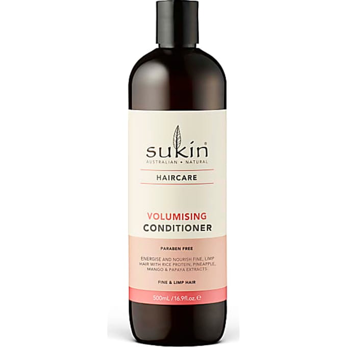Sukin, Volumizing Conditioner, Fine and Sagging Hair, 500 ml (16.9 fl oz) black